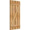Ekena Millwork Spaced Board-n-Batten Shutters w/Z-Bar, Rough Sawn Western Red Cedar, 23W x 45H, PR RBS06Z23X045RWR - alternate 3